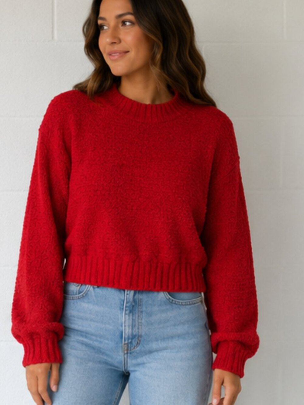 Lizsport sweater medium with detachable shoulder pads